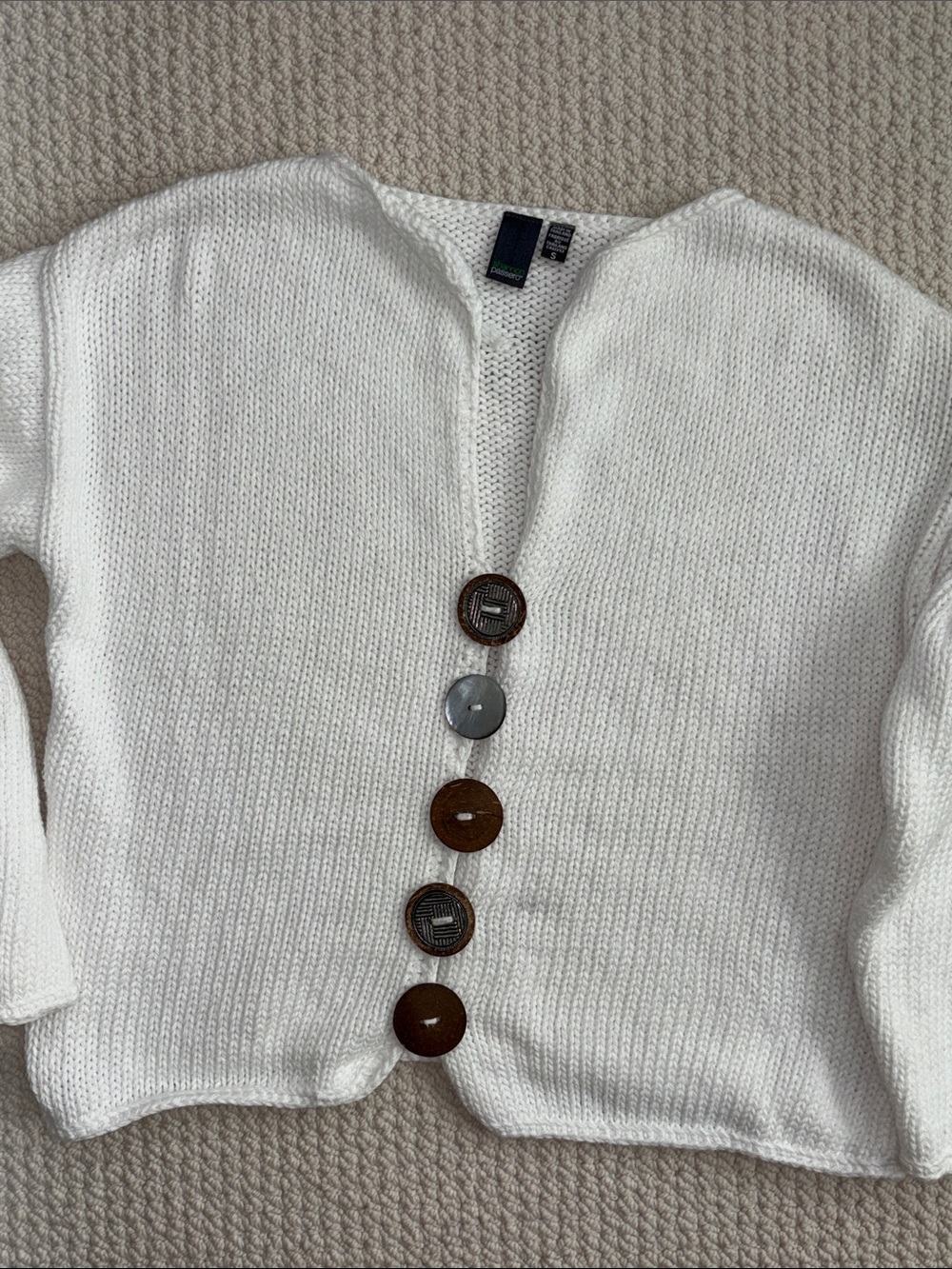 Shannon Passero Chunky Cotton Knit Sweater